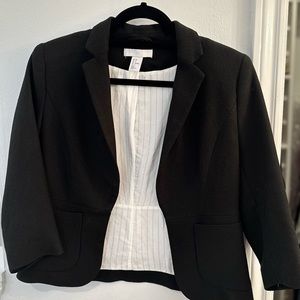 H&M size 6 black blazer